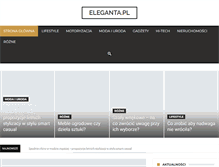 Tablet Screenshot of eleganta.pl